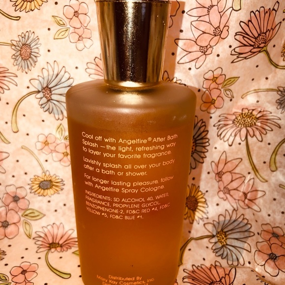 Mary Kay Vintage ANGEL FIRE After Bath Splash 5.75 ounce FULL BOTTLE - Picture 5 of 11